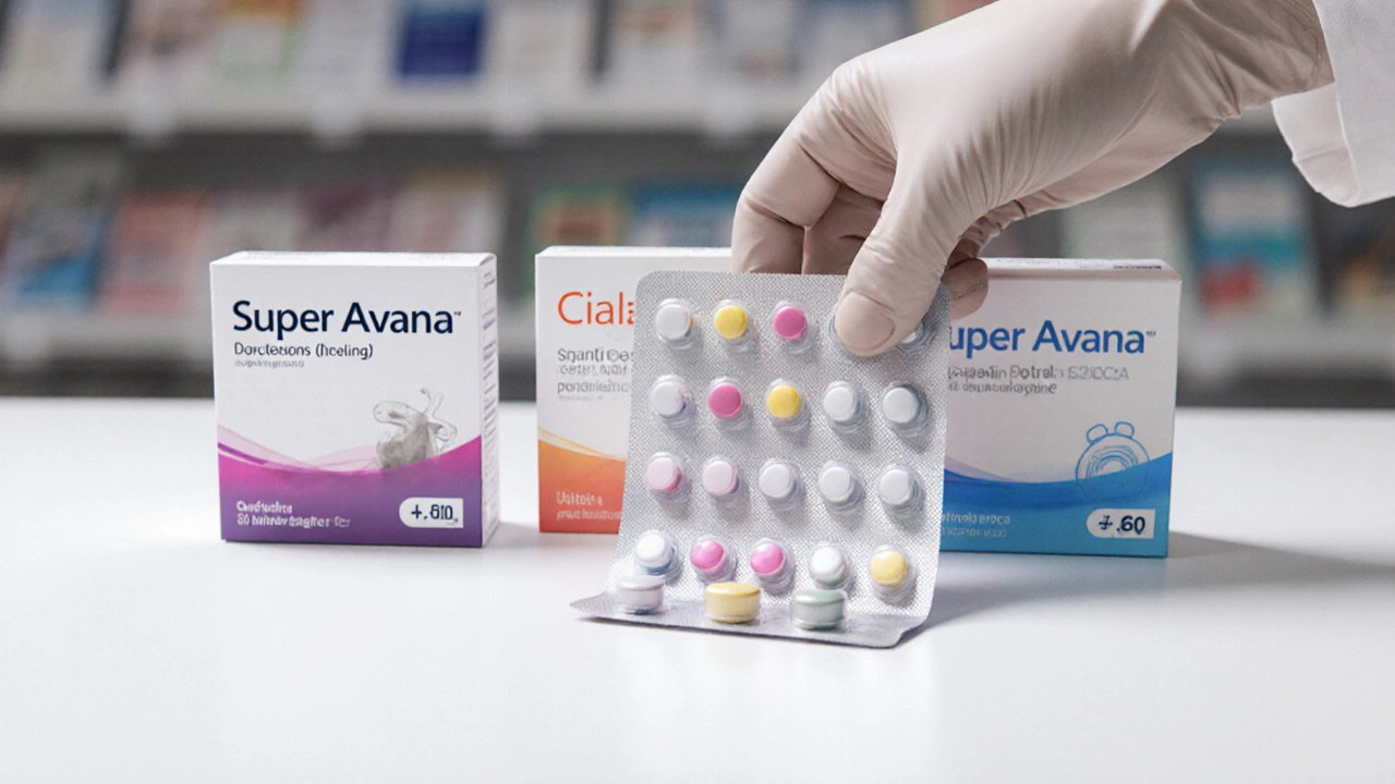 Super Avana vs alternatives : comparaison complète des traitements