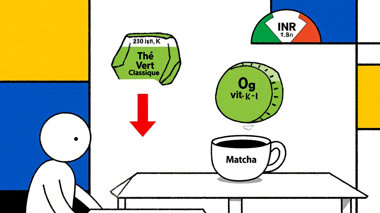 Thé vert et warfarine : comment cela affecte la coagulation et le INR