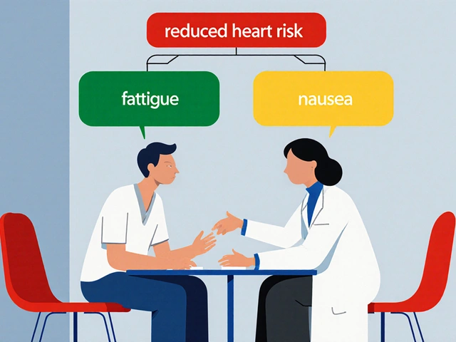 Scripts de prise de décision partagée pour évaluer les effets secondaires et leurs compromis