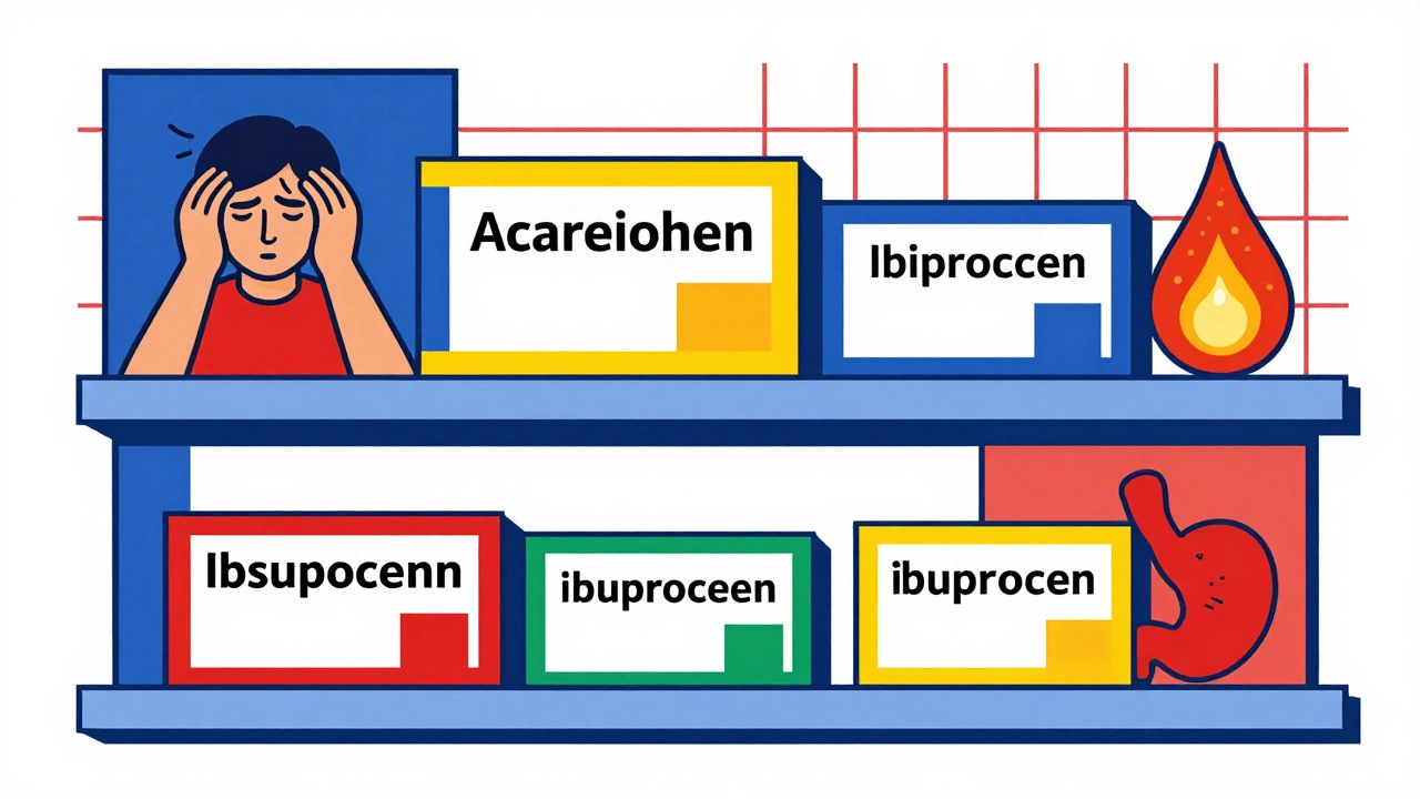 Médicaments sans ordonnance courants : utilisations, effets secondaires et informations de sécurité