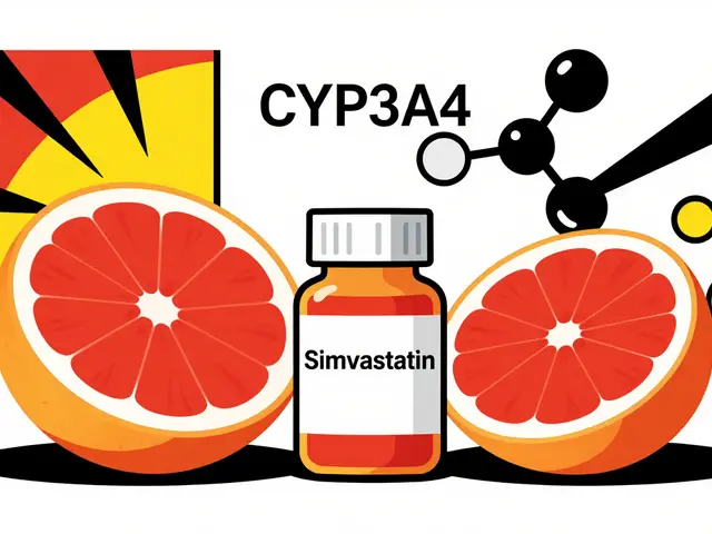 Pamplemousse et statines : risques accrus d'effets secondaires et de toxicité