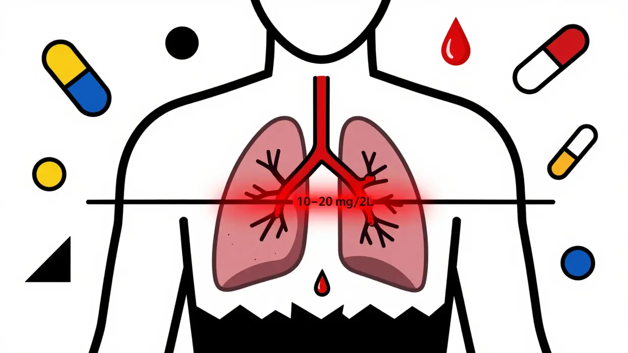 Les niveaux de théophylline : pourquoi la surveillance de l'indice thérapeutique étroit est cruciale