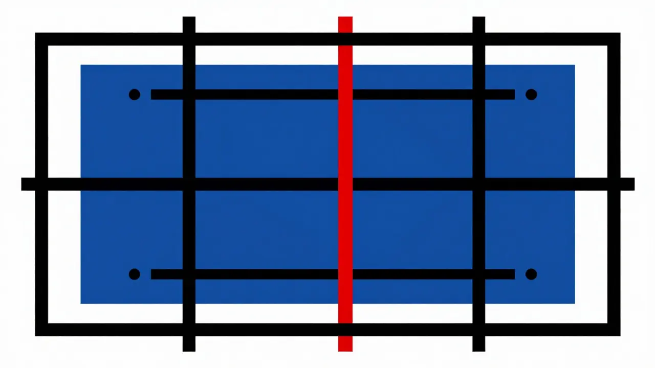 Illustration minimaliste De Stijl symbolisant la protection osseuse grâce aux traitements médicaux.