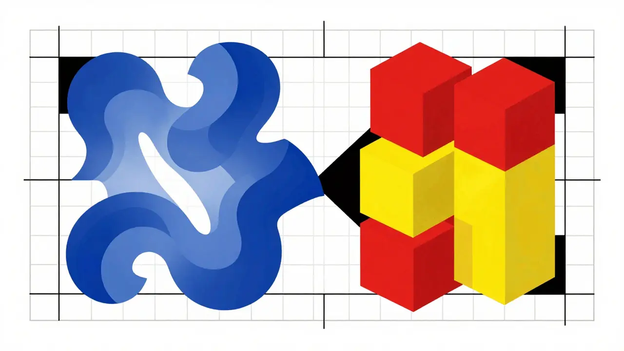 Équilibre entre thérapie et médicaments en style De Stijl