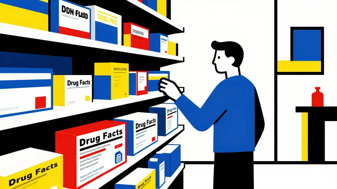 Ingrédients actifs des médicaments sans ordonnance : Guide d'achat sûr